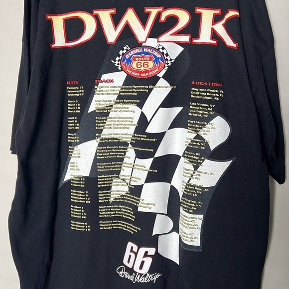 Vintage NASCAR Darrell Waltrip Victory Tour 2000 T-Shirt size XXL - Picture 5 of 8